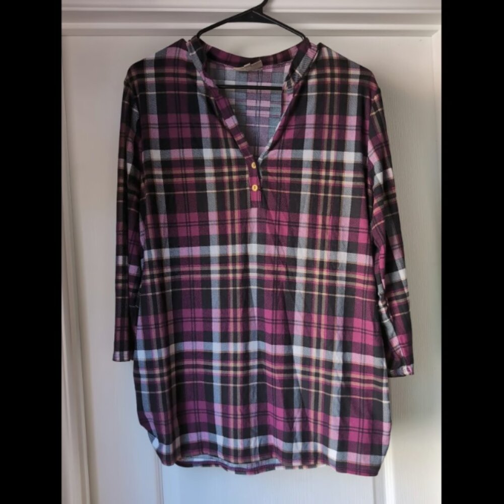 Cupcake Cafe Maternity Blouse Size Large